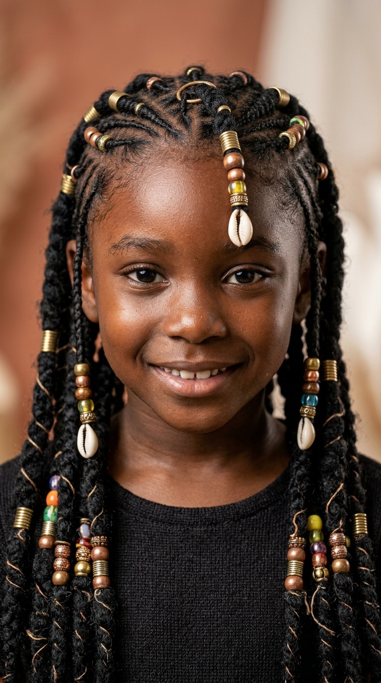 Fulani-Inspired Wool Braids
