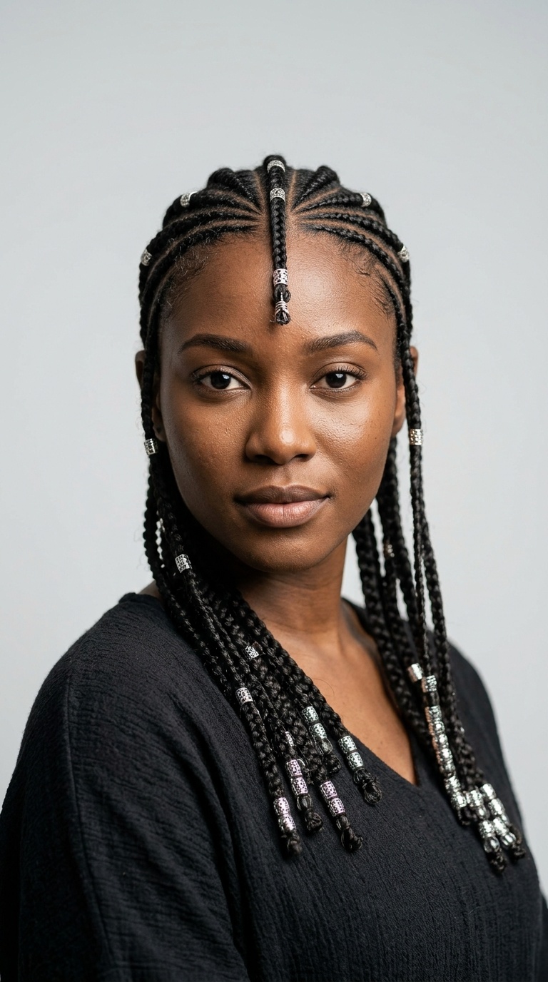 Fulani-Style Neat Rows