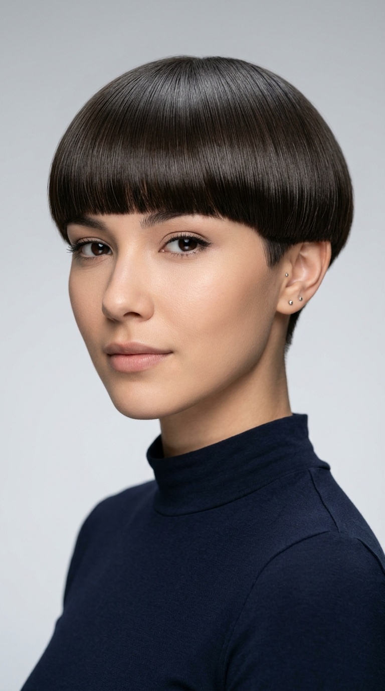 Geometric Bowl Cut