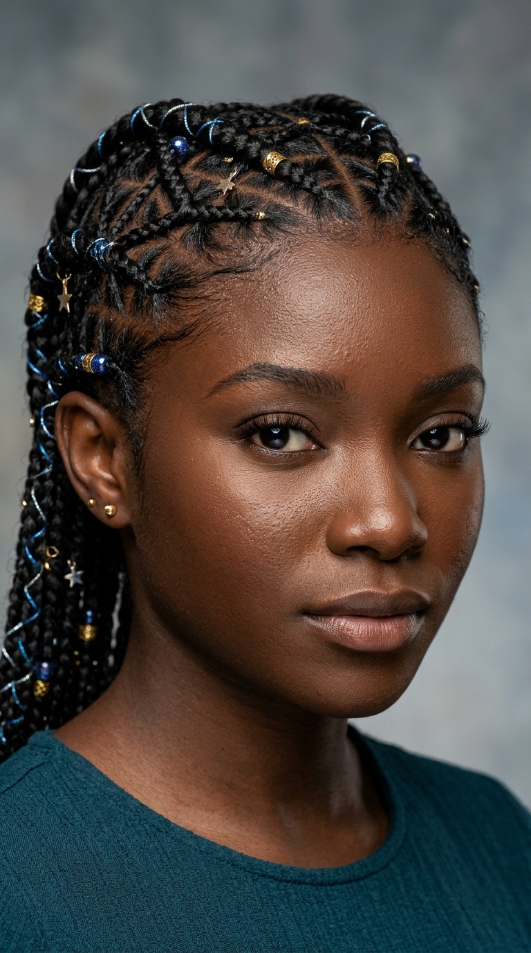 Geometric Galaxy Braids