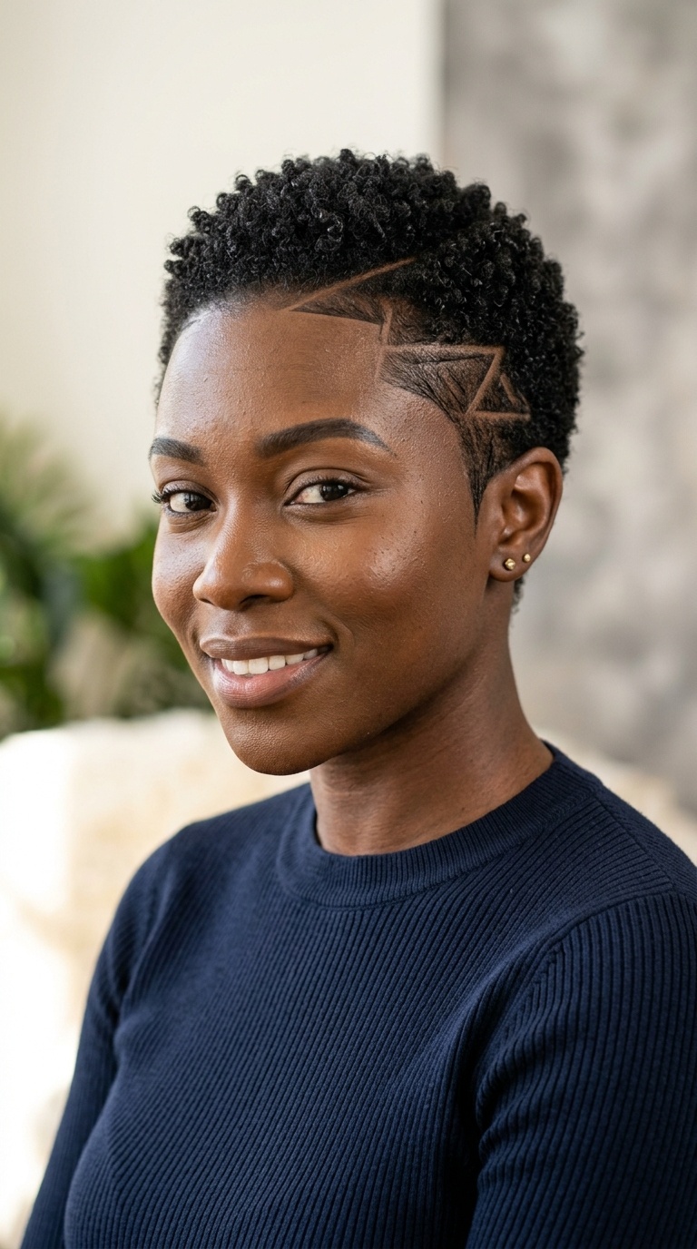 Geometric Hairline Design