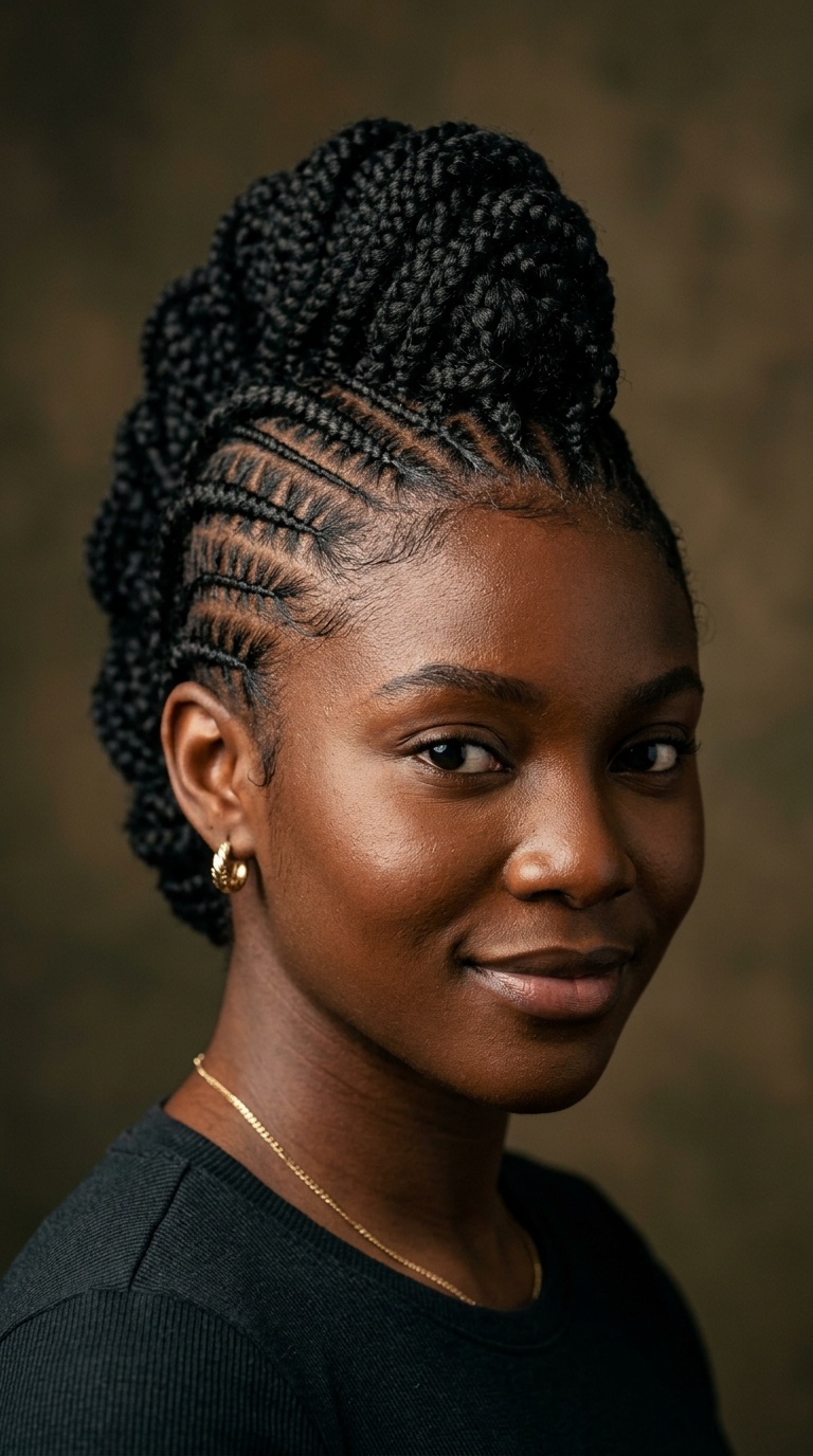 Geometric Patterned Cornrows