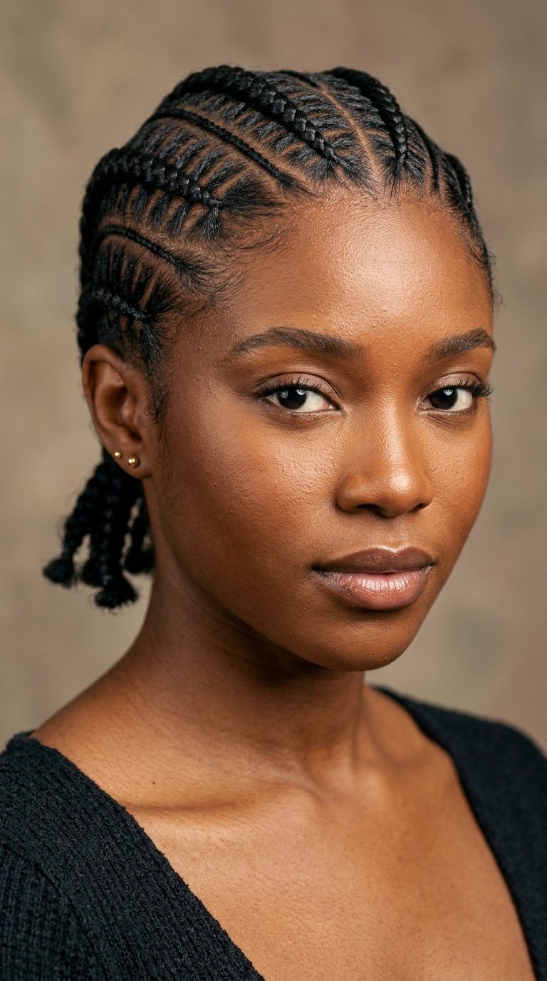Geometric Patterned Cornrows