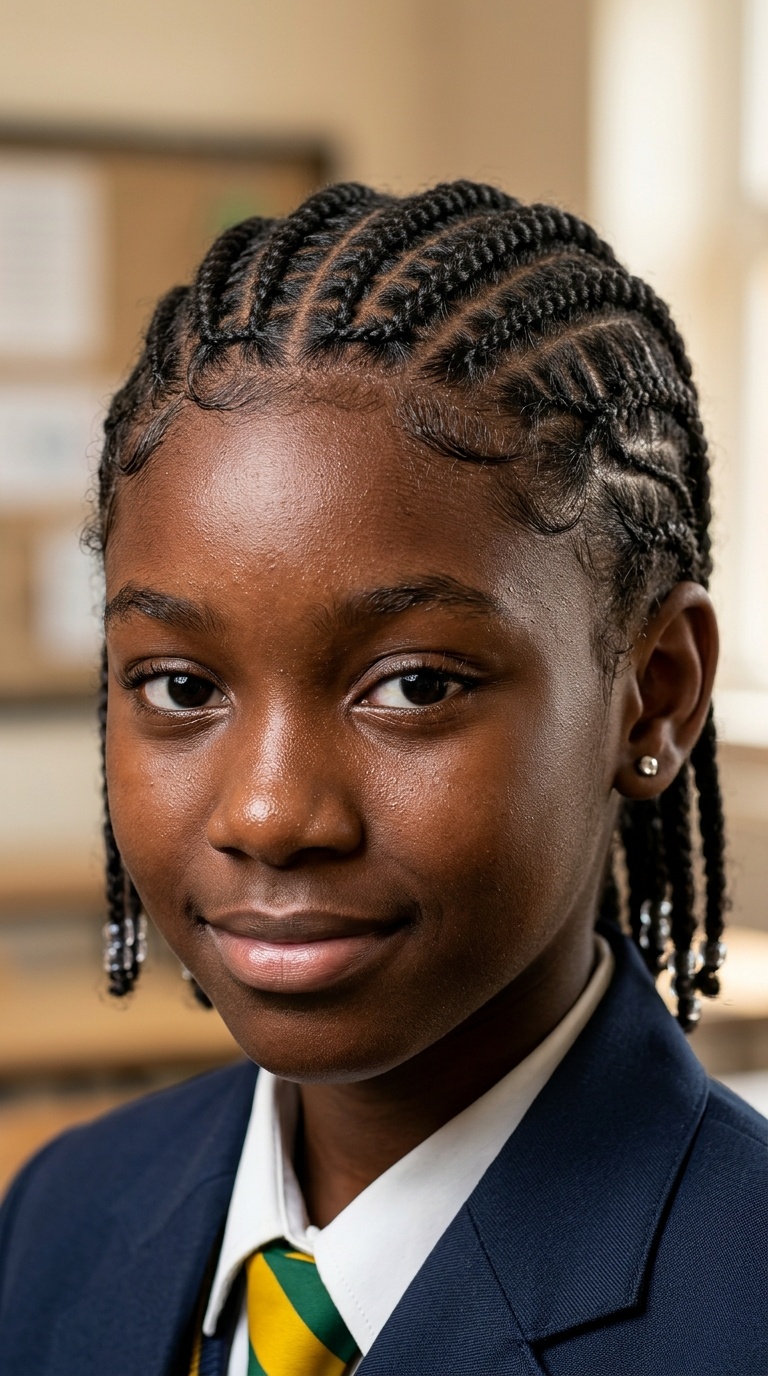 Geometric Patterned Cornrows