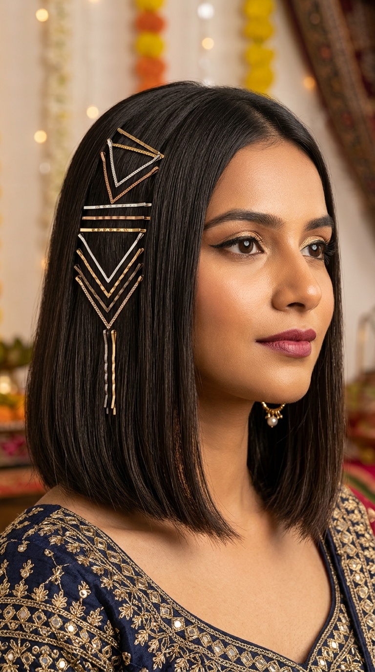 Geometric Pin Art for Straight Bob