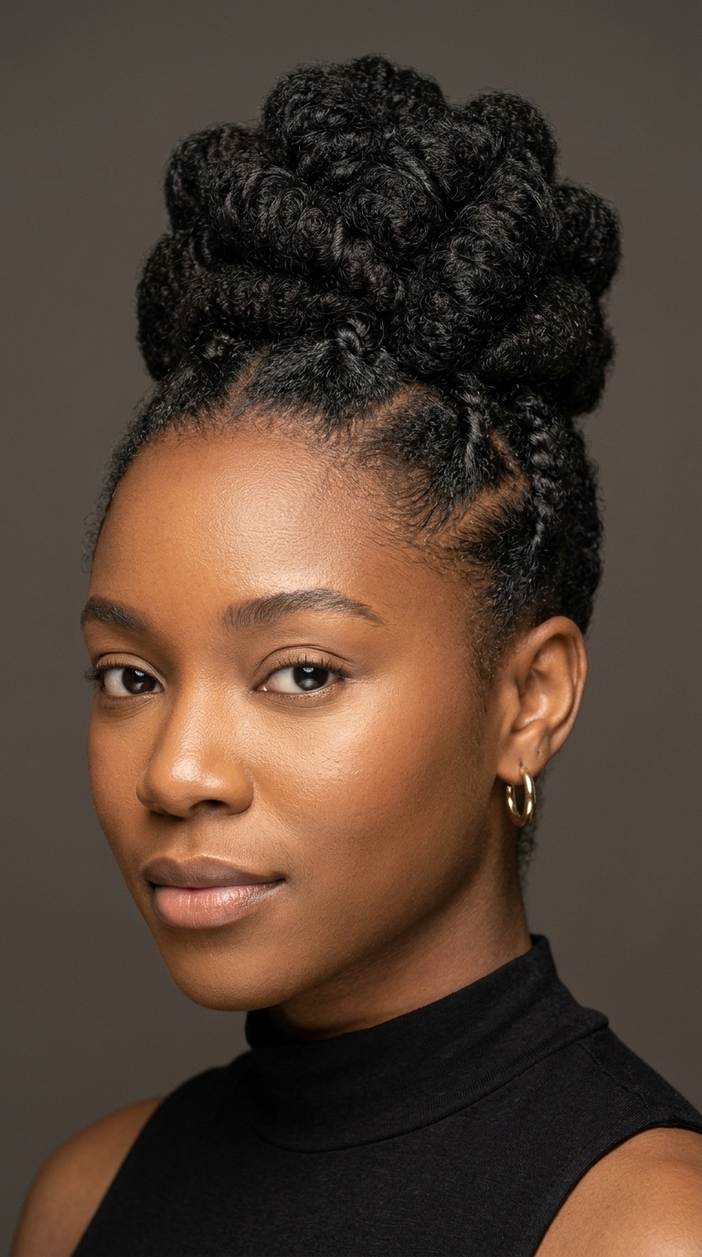 Geometric Sculpted Bun