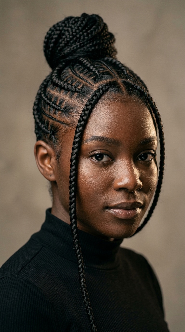 Geometric Stitch Braids