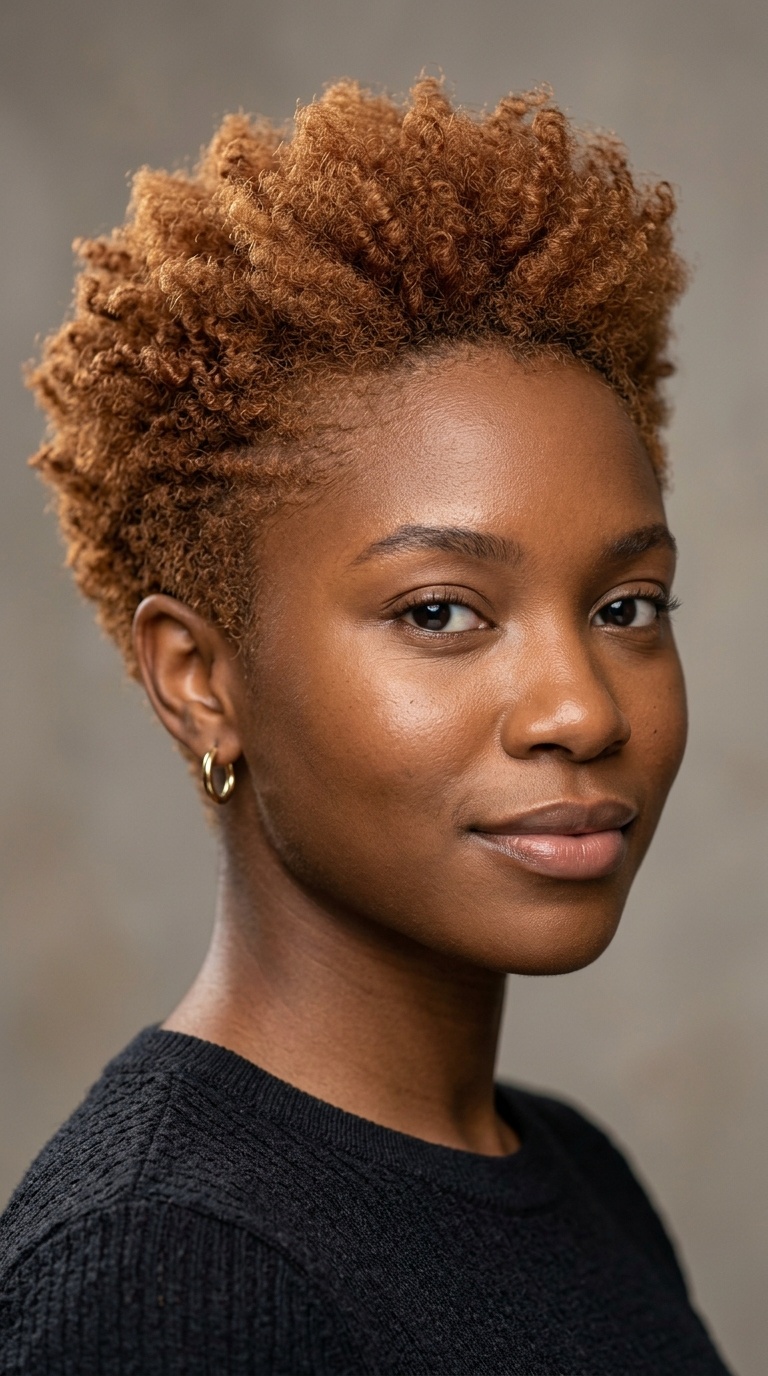 Ginger-Toned Textured Taper
