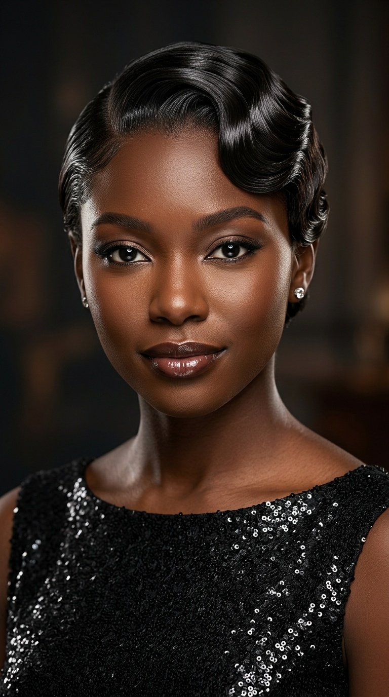 Glamorous Finger Waves