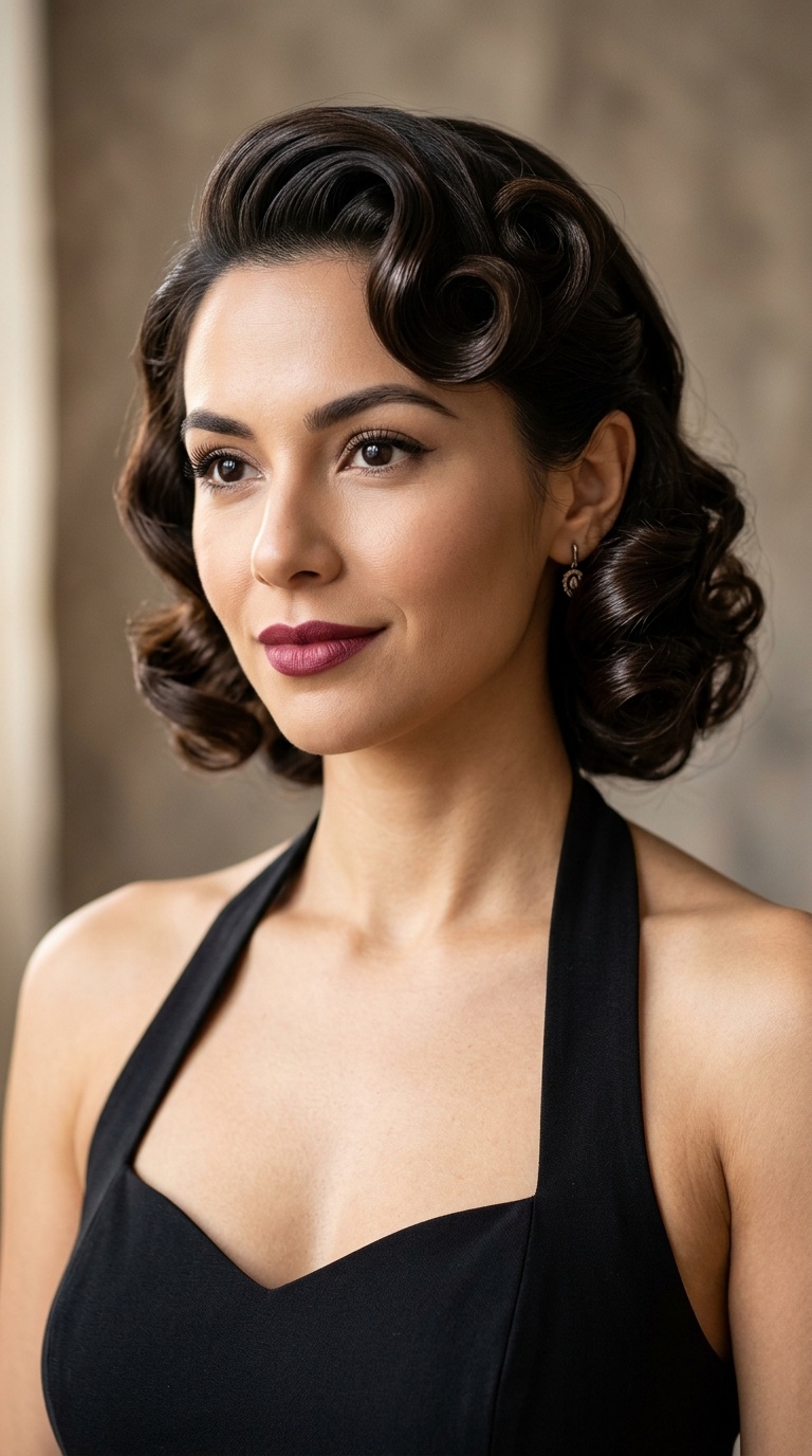 Glamorous Vintage Pin-Curls