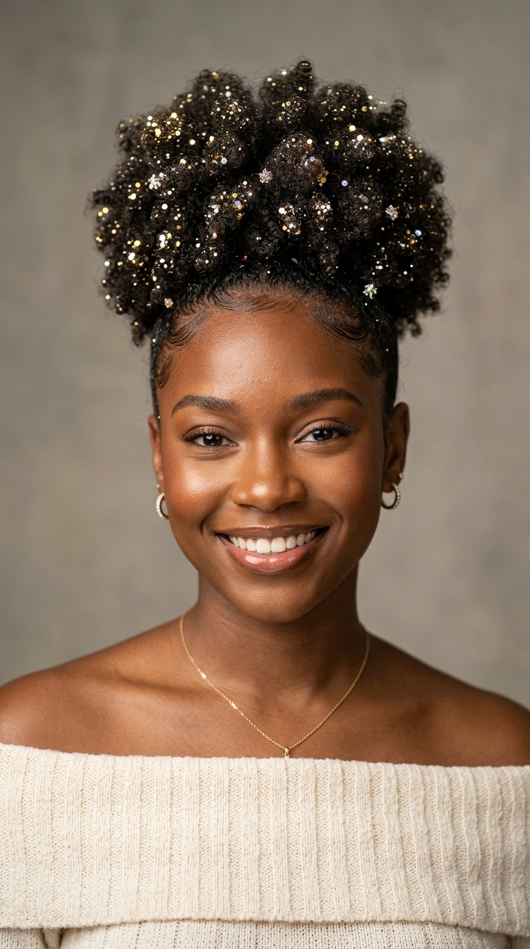 Glitter and Sparkle Puff
