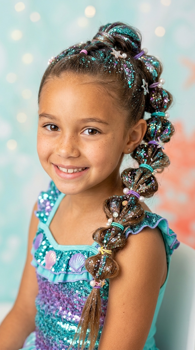 Glitter-Glazed Mermaid Spine