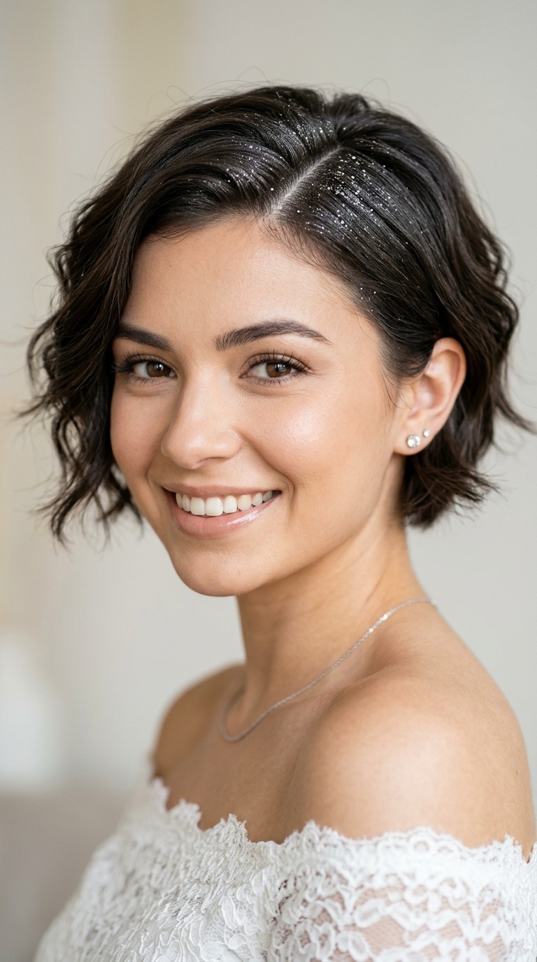Glitter Roots or Subtle Shimmer