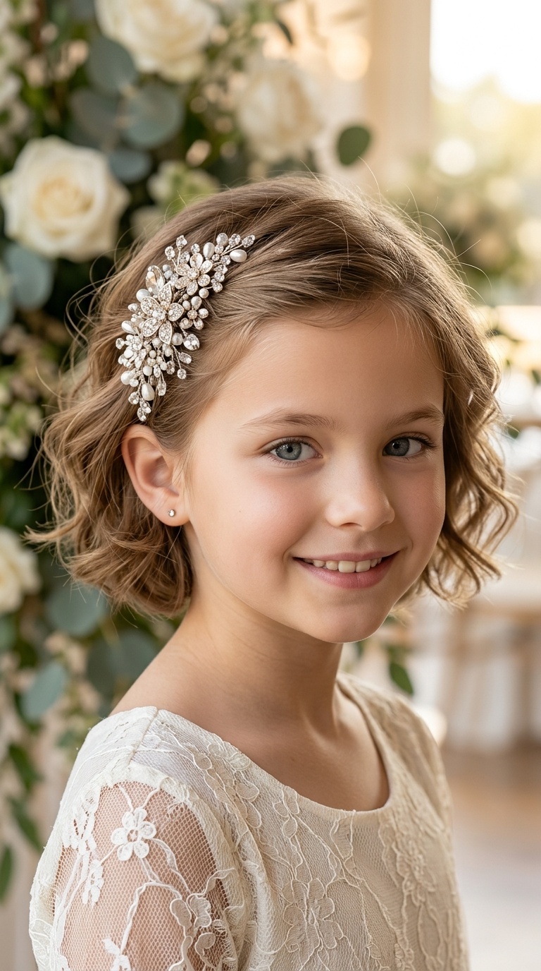 Glittering Side Clip