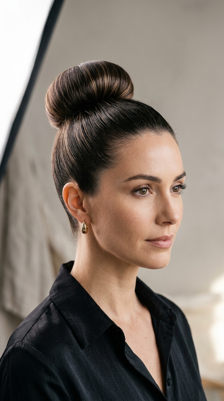 Glossy Ballerina Bun