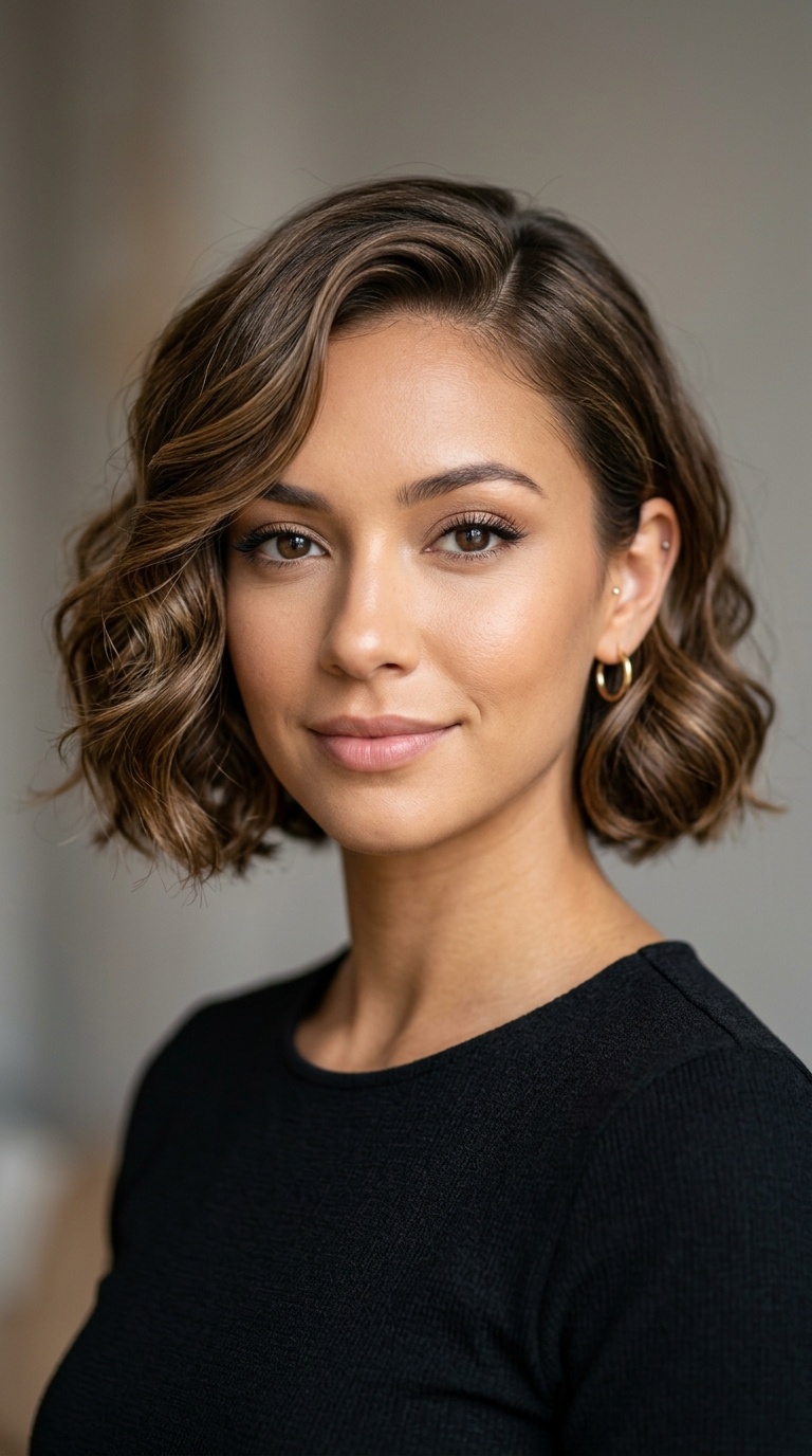 Glossy Hollywood Waves