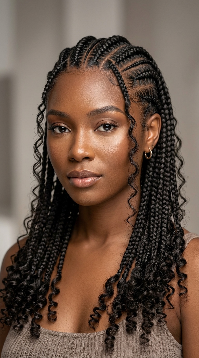Goddess Feed-ins with Curly Tendrils