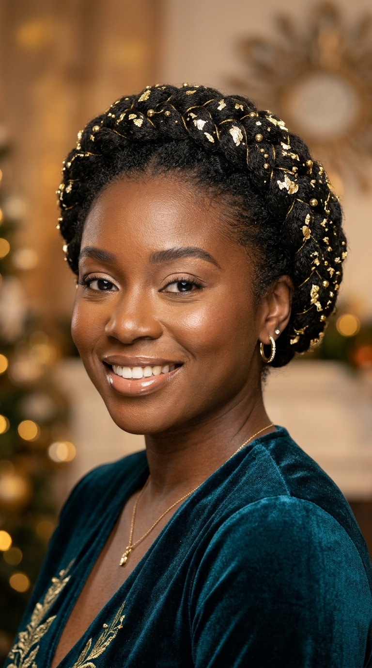 Gold Leaf Halo Braid