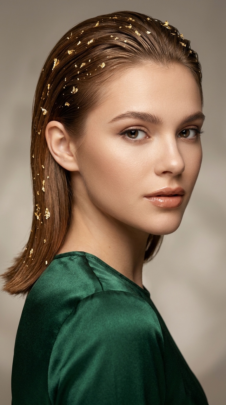 Gold Leaf Slick-Back