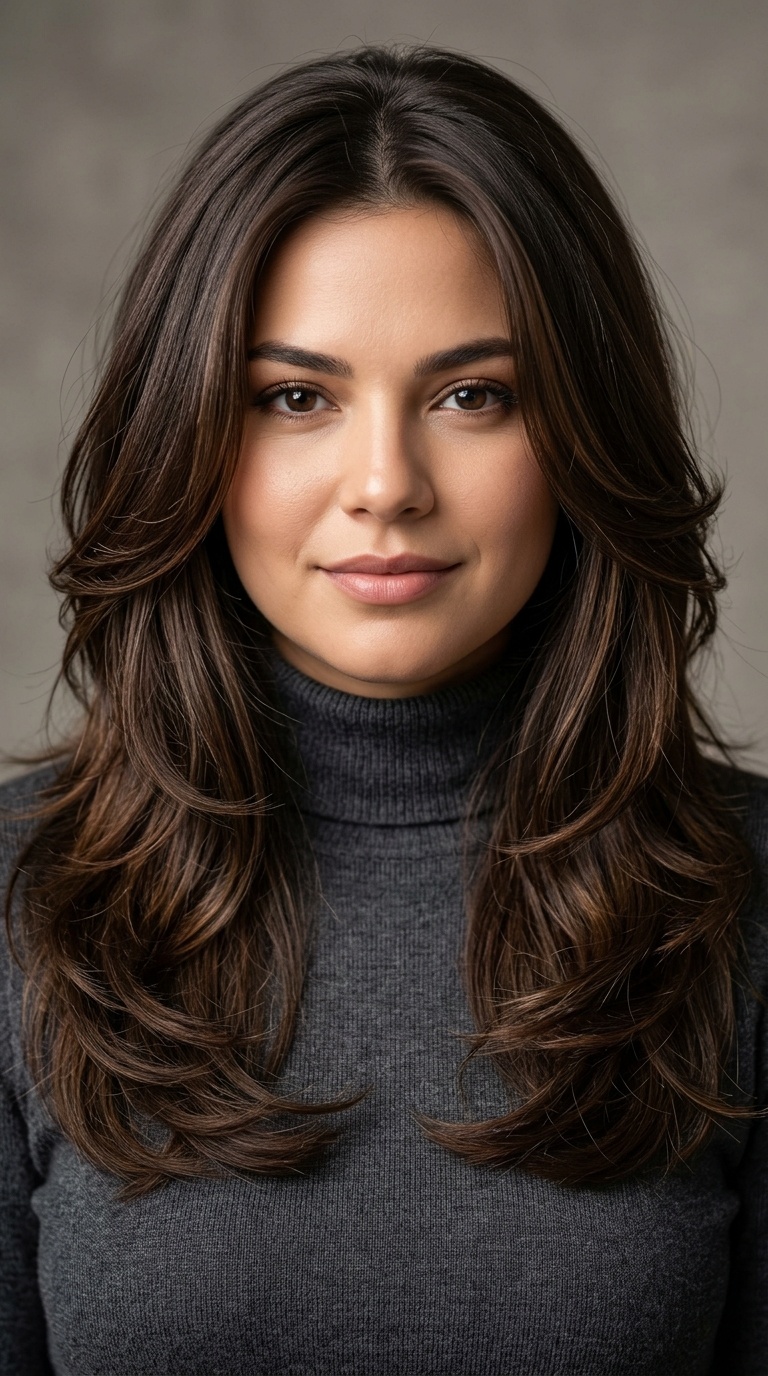 Graduated Layers for Thick Hair