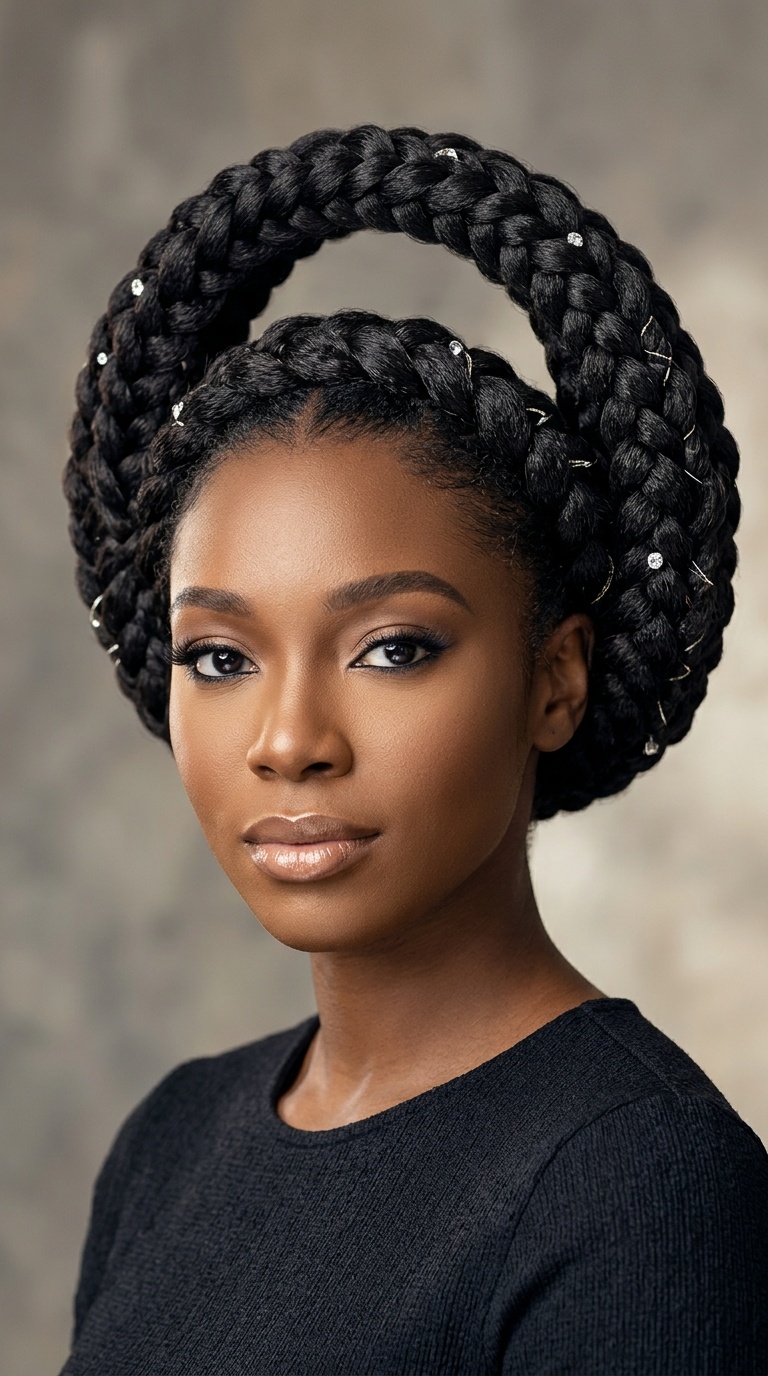 Gravity-Defying Halo Braids