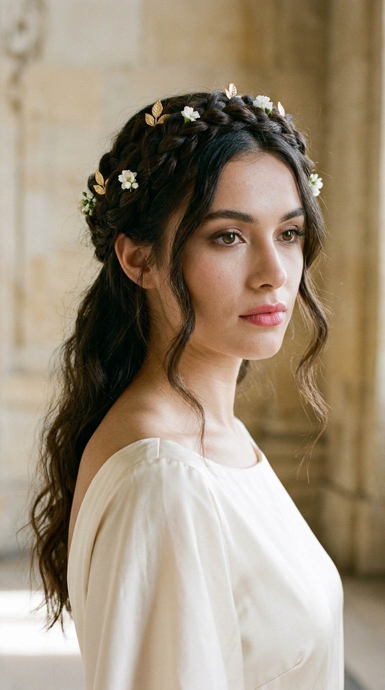Grecian Goddess Half-Up