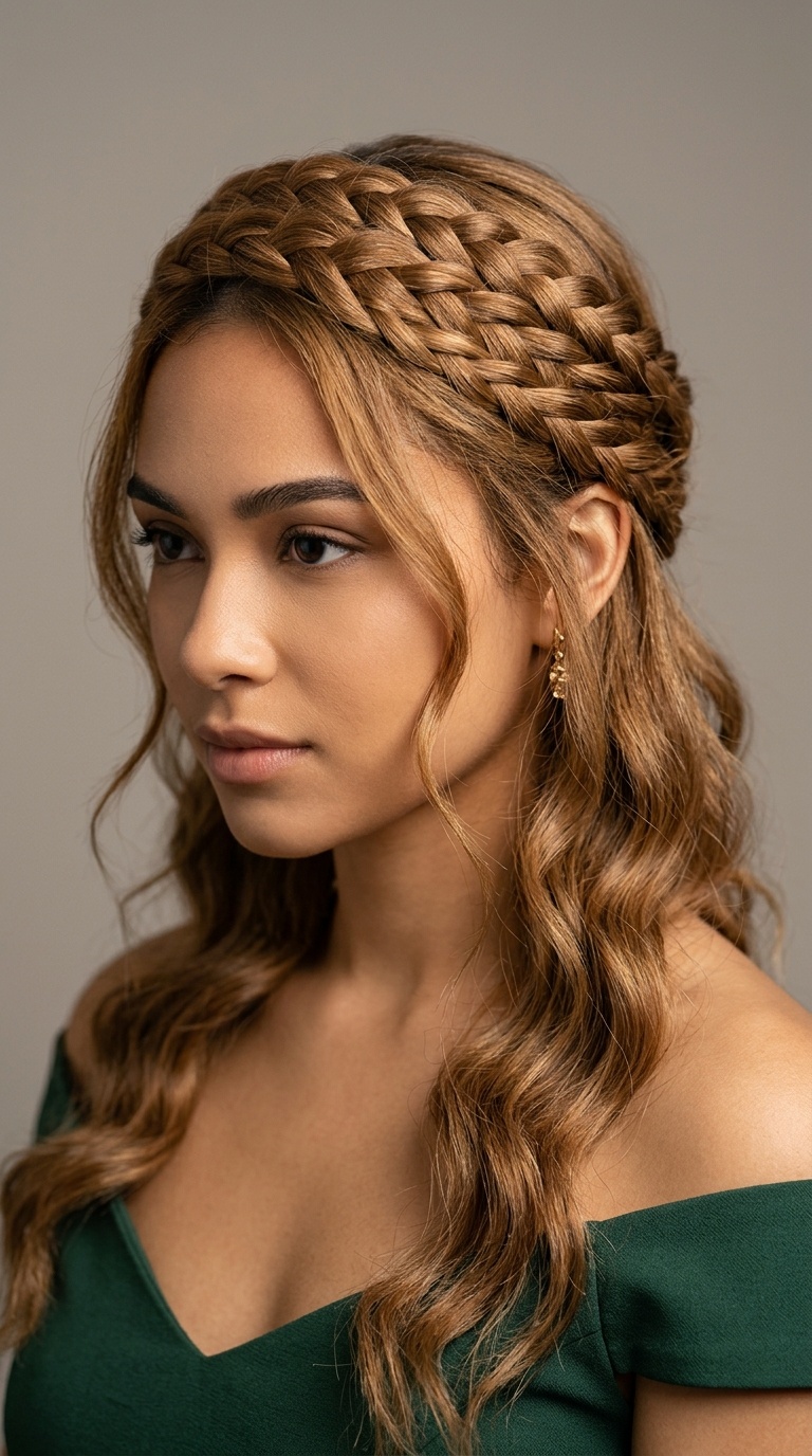 Greek Goddess Braided Headband
