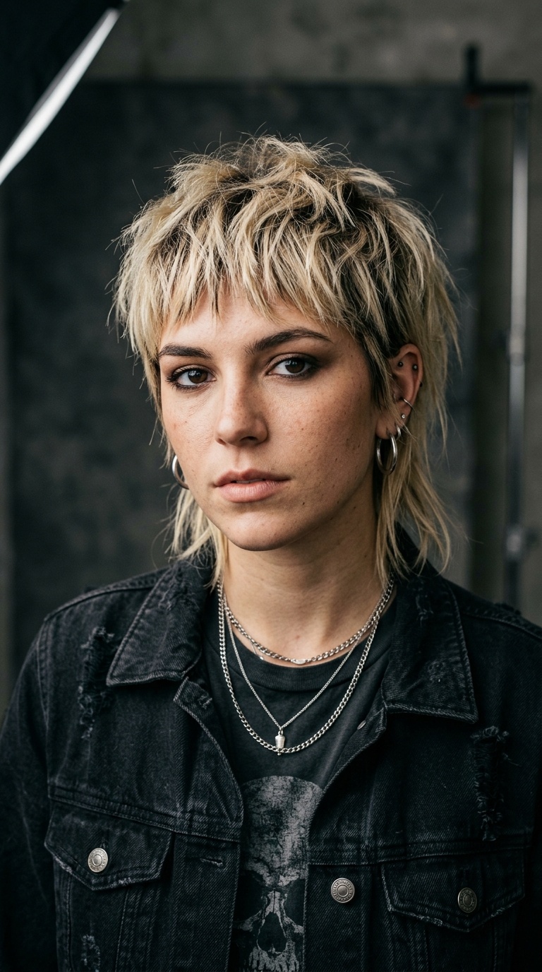 Gritty Mullet-Pixie Hybrid