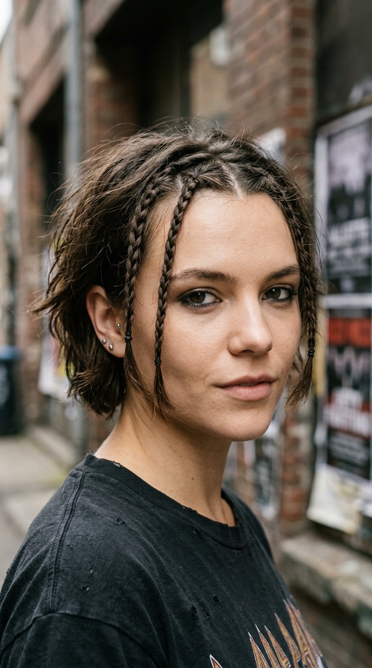 Grunge-Era Baby Braids