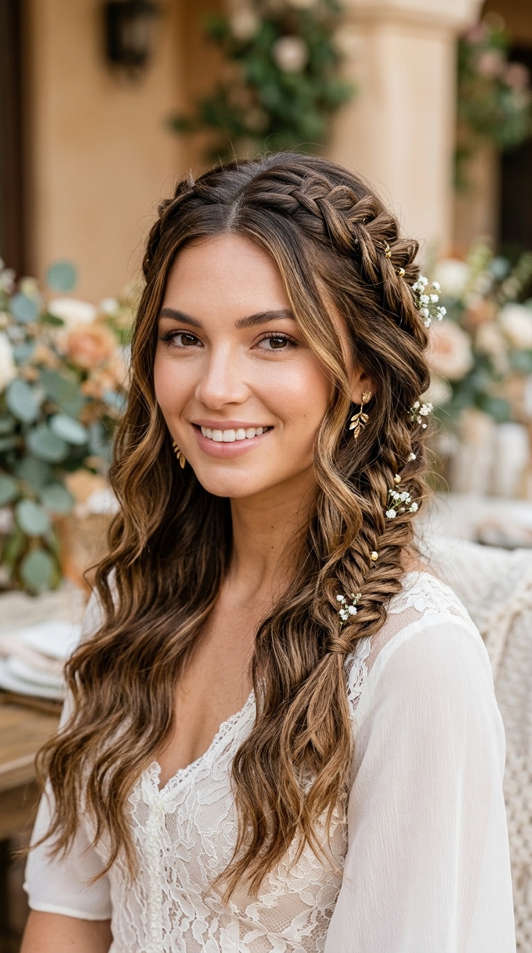 Half-Up Boho Braids
