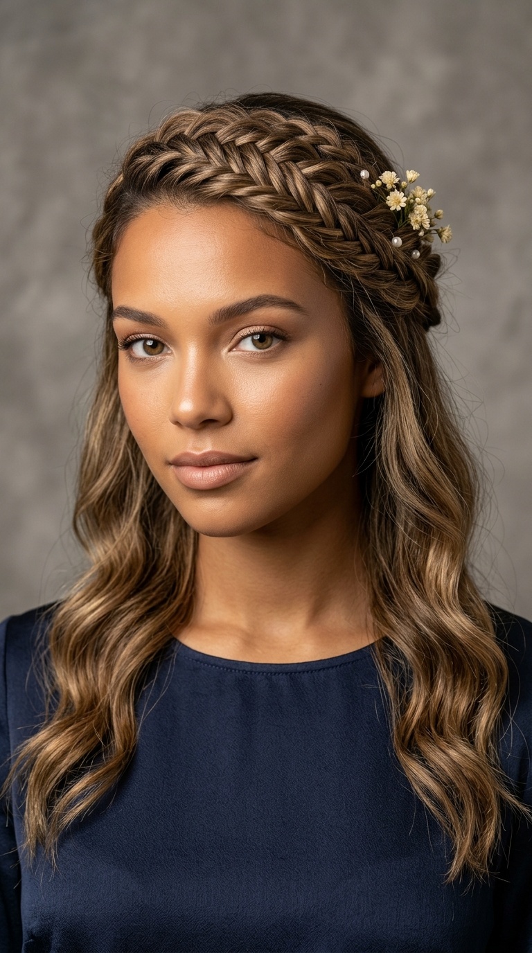 Half-Up Boho Braids