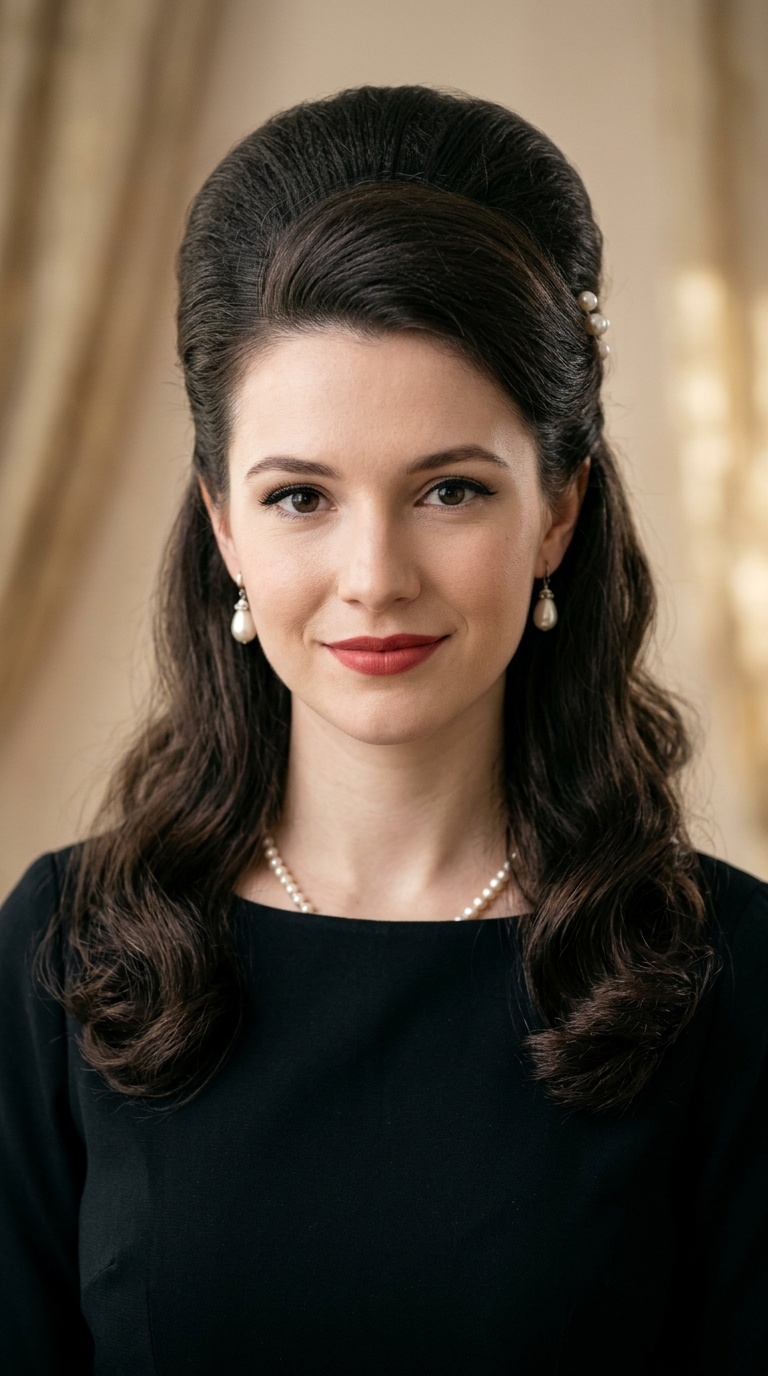 Half-Up Bouffant