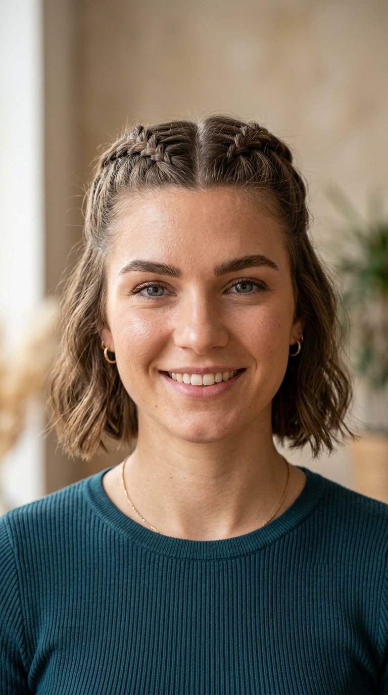 Half-Up Double Braids