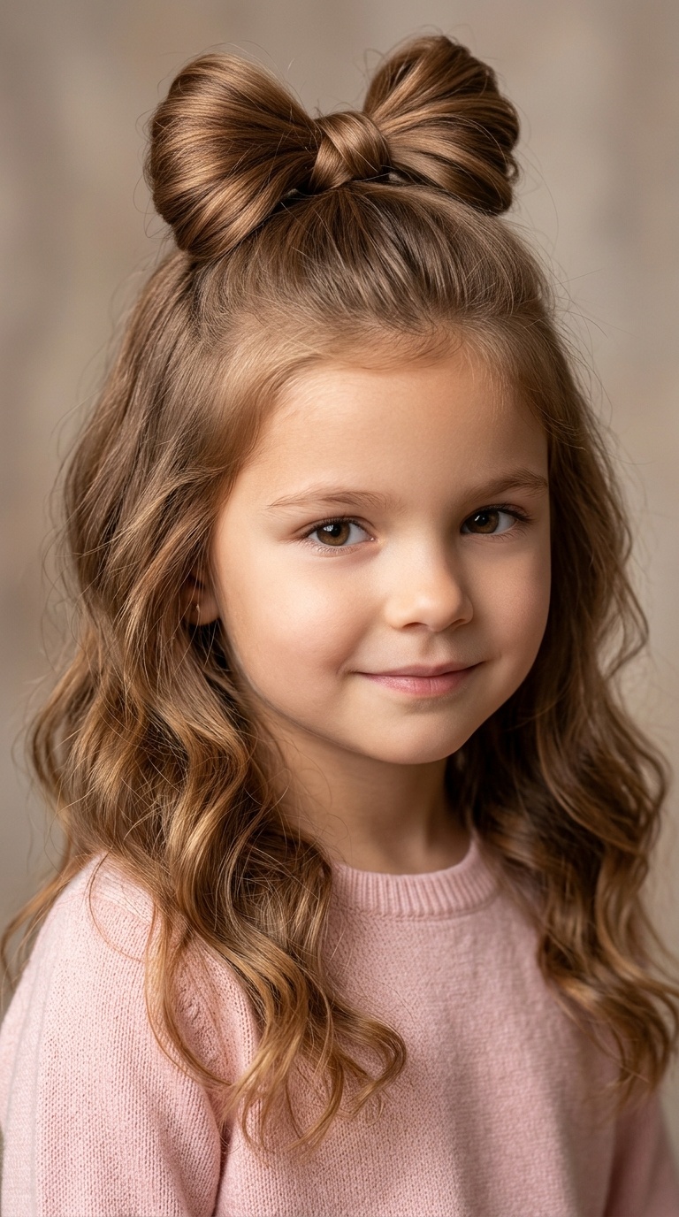 Half-Up Hair Bow