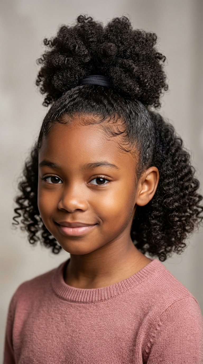 Half-Up Half-Down Puff