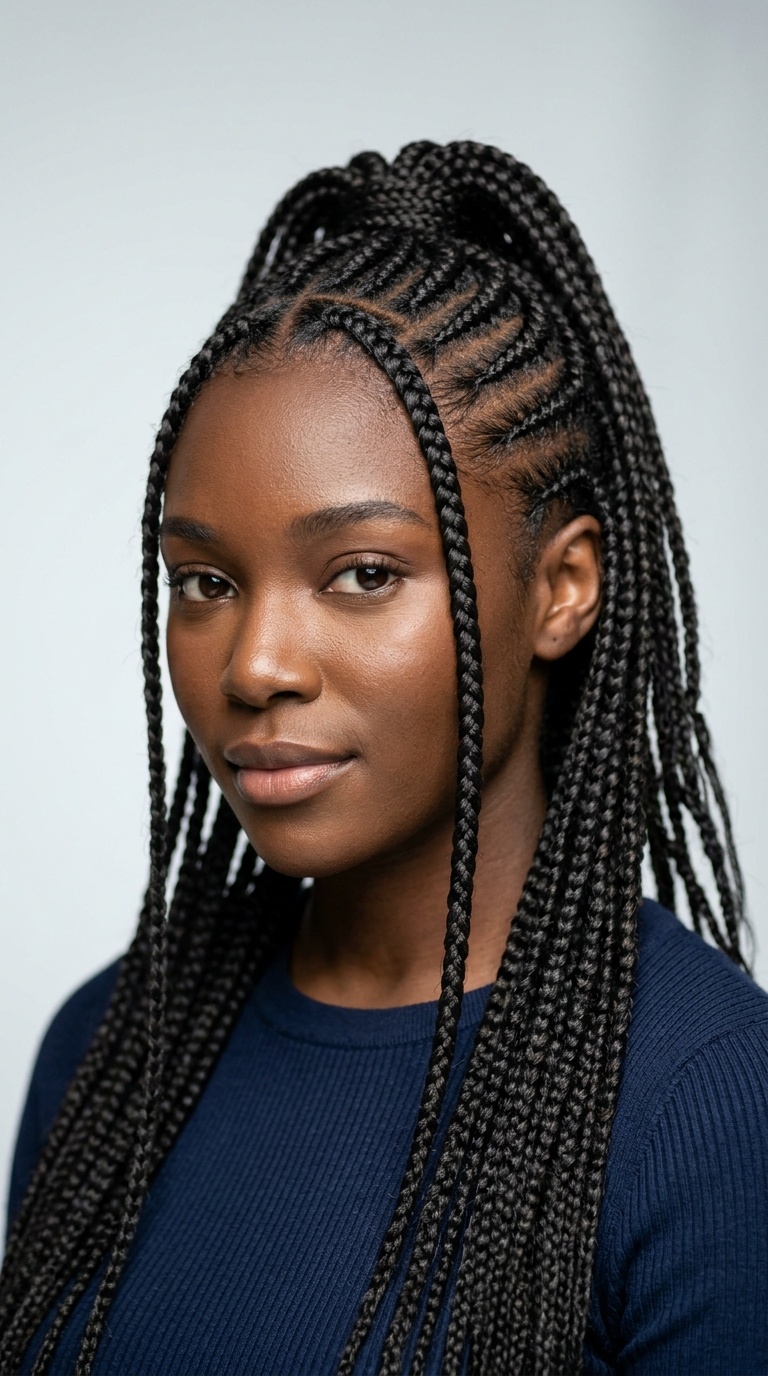 Half-Up Half-Down Rows
