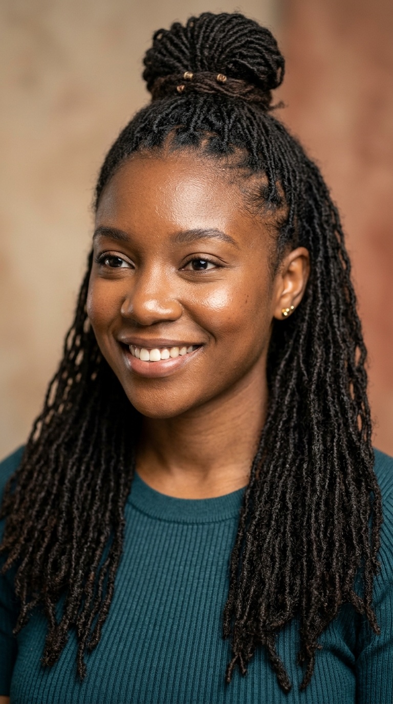 Half-Up Half-Down Sisterlocks