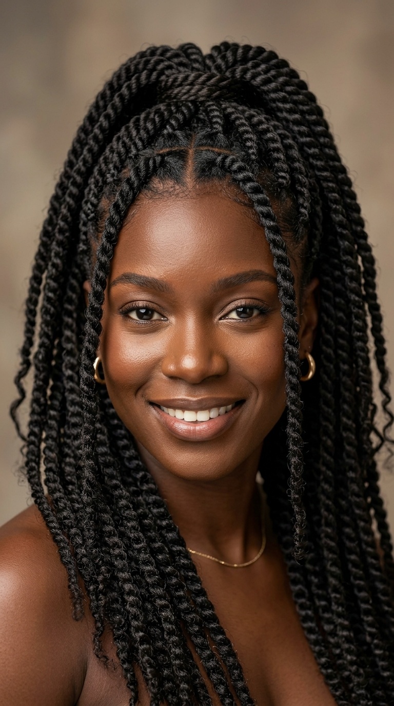 Half-Up, Half-Down Twists