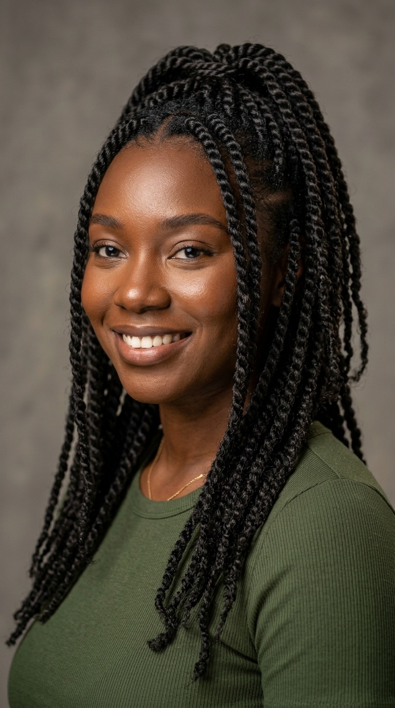 Half-Up Half-Down Twists