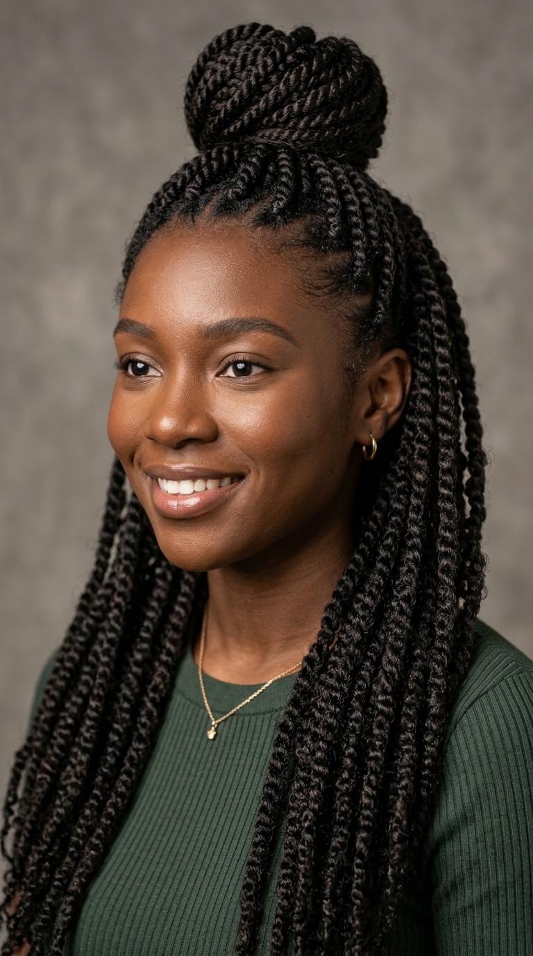 Half-Up, Half-Down Twists