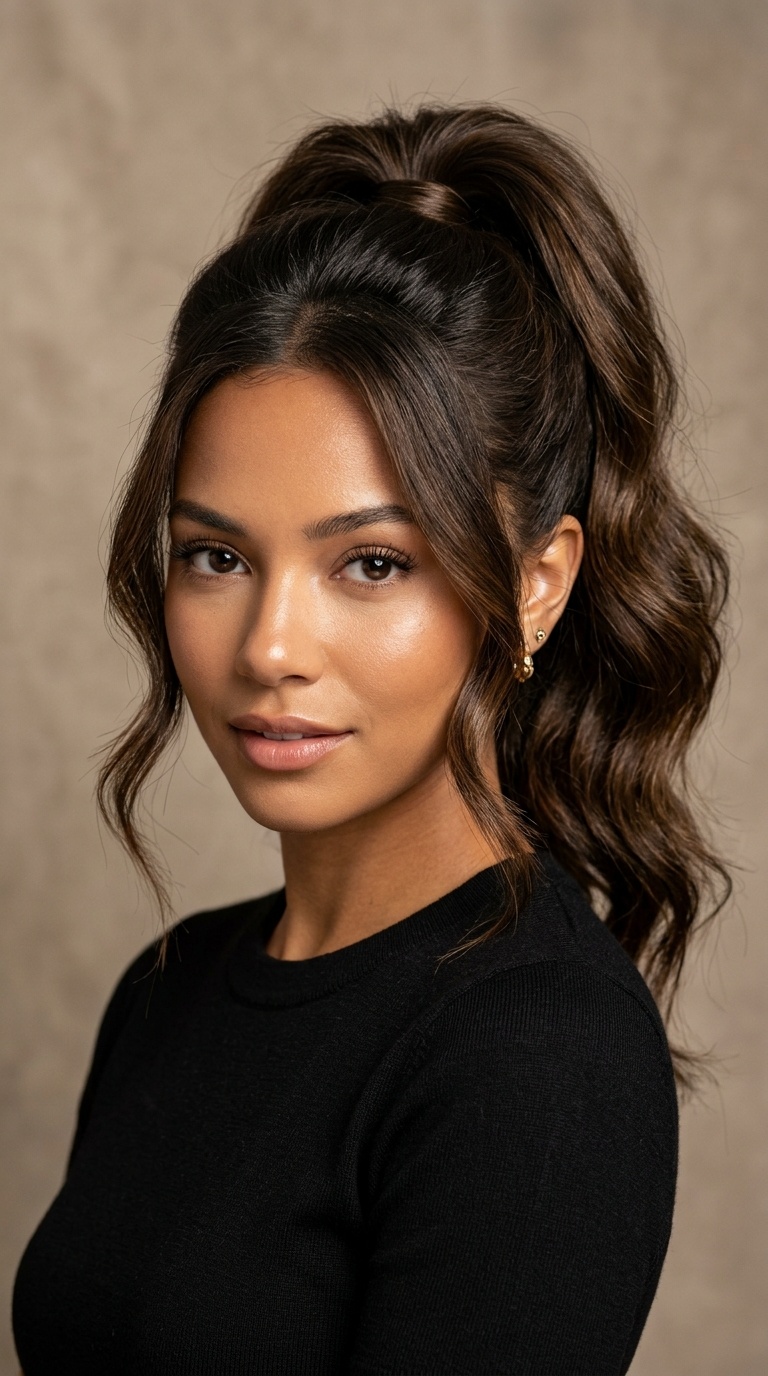 Half-Up High Ponytail