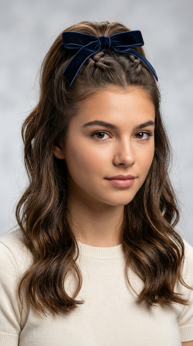 Half-Up Ribbon Bow