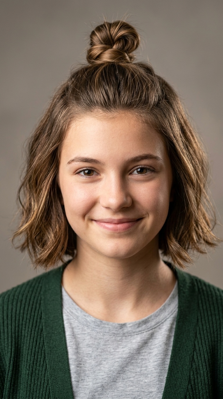 Half-Up Top Knot