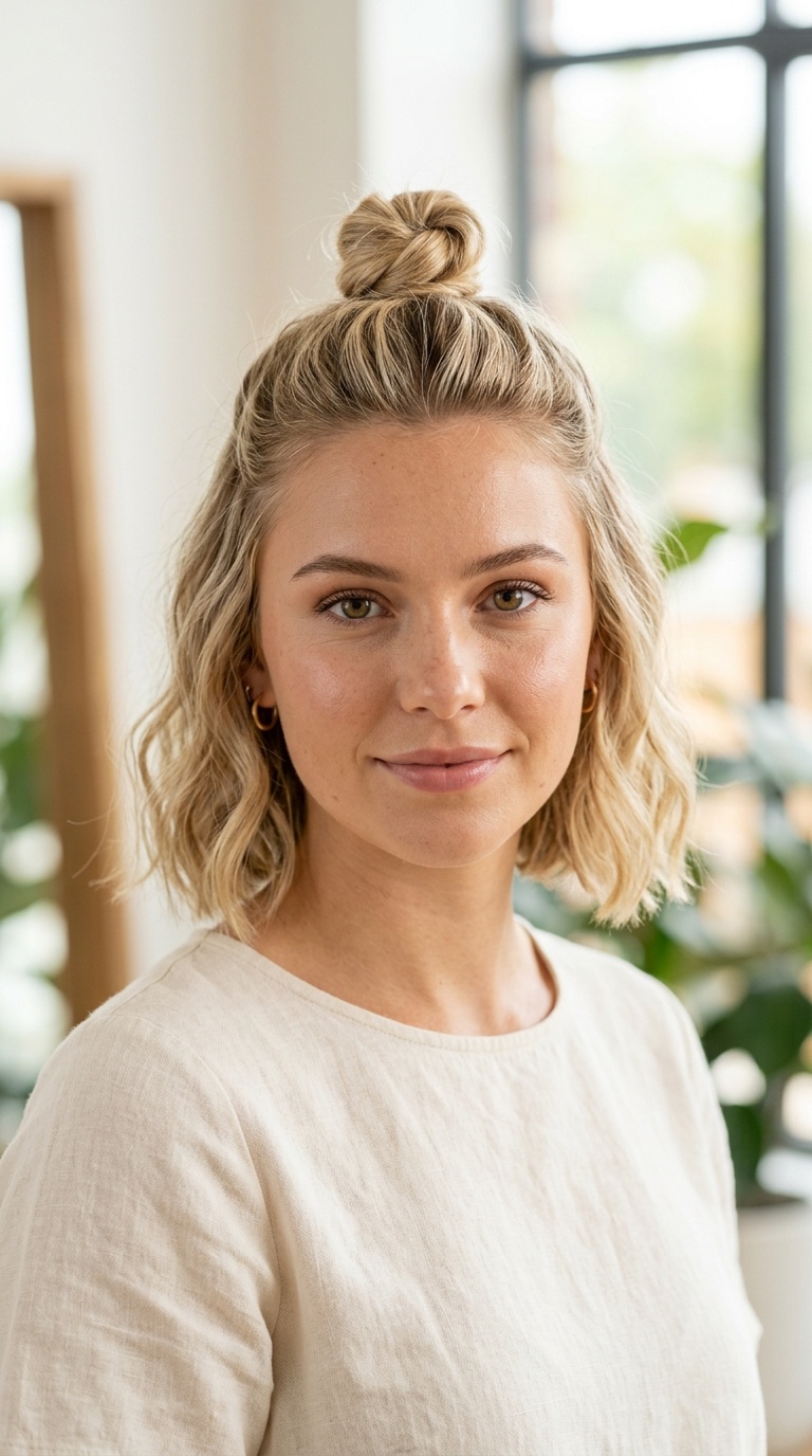 Half-Up Top Knot