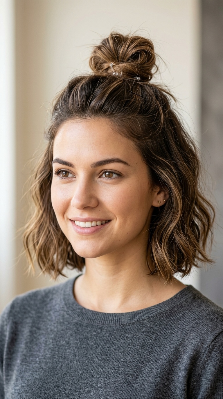Half-Up Top Knot
