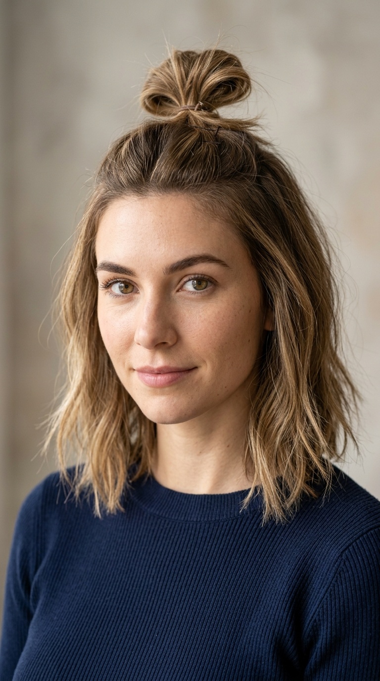 Half-Up Top Knot