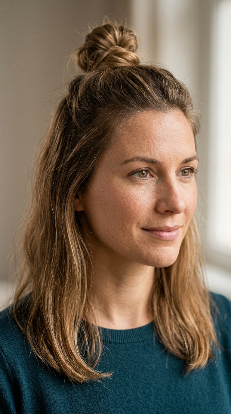Half-Up Top Knot