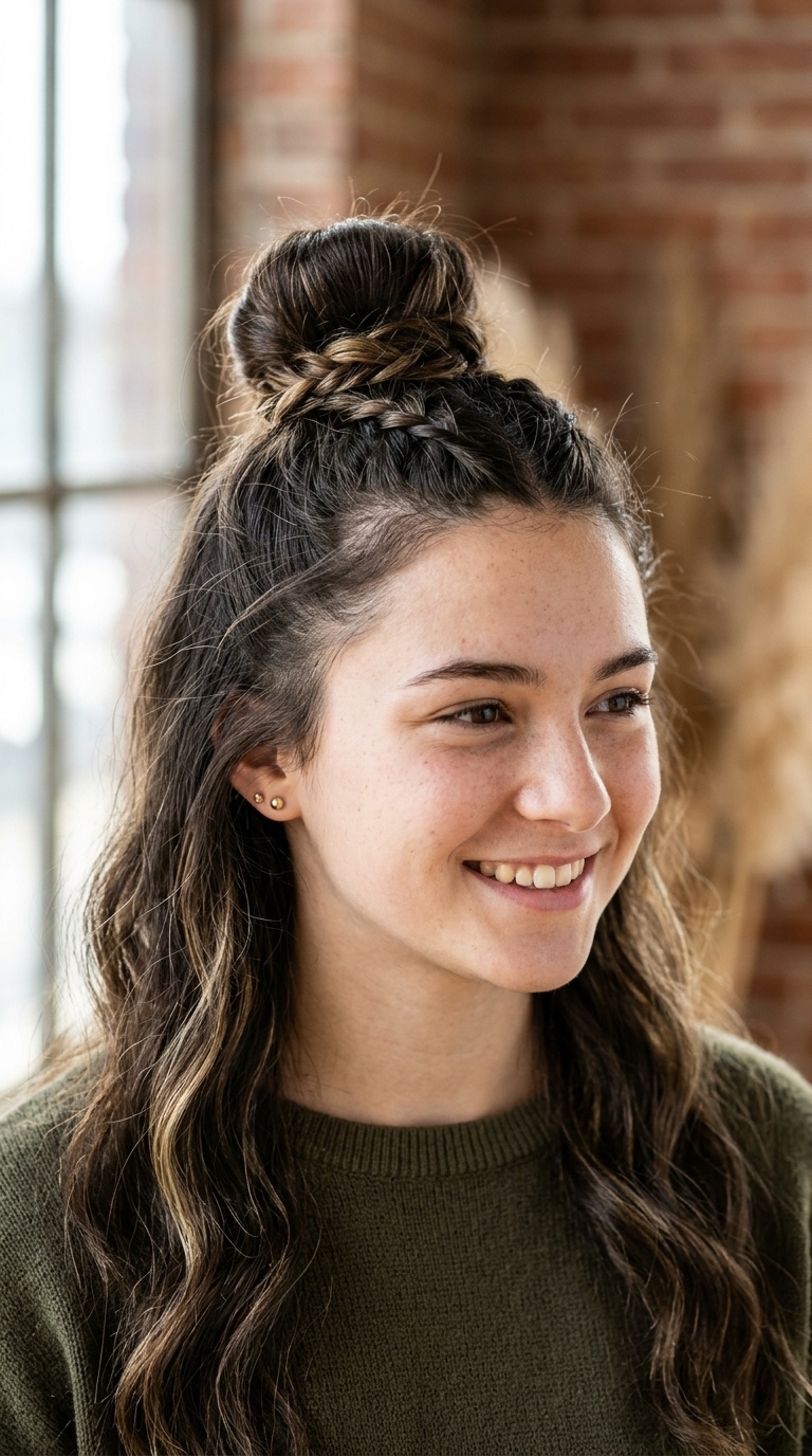 Half-Up Top Knot
