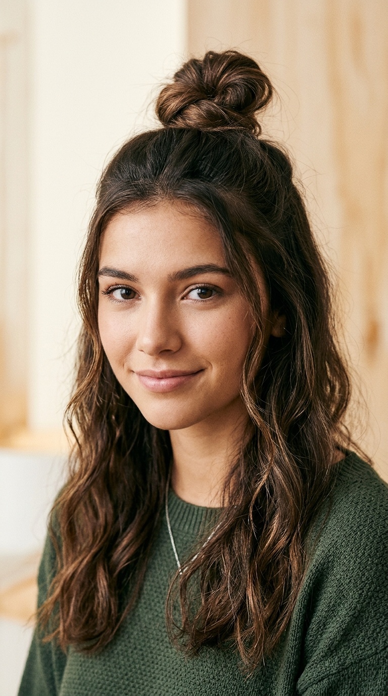 Half-Up Top Knot