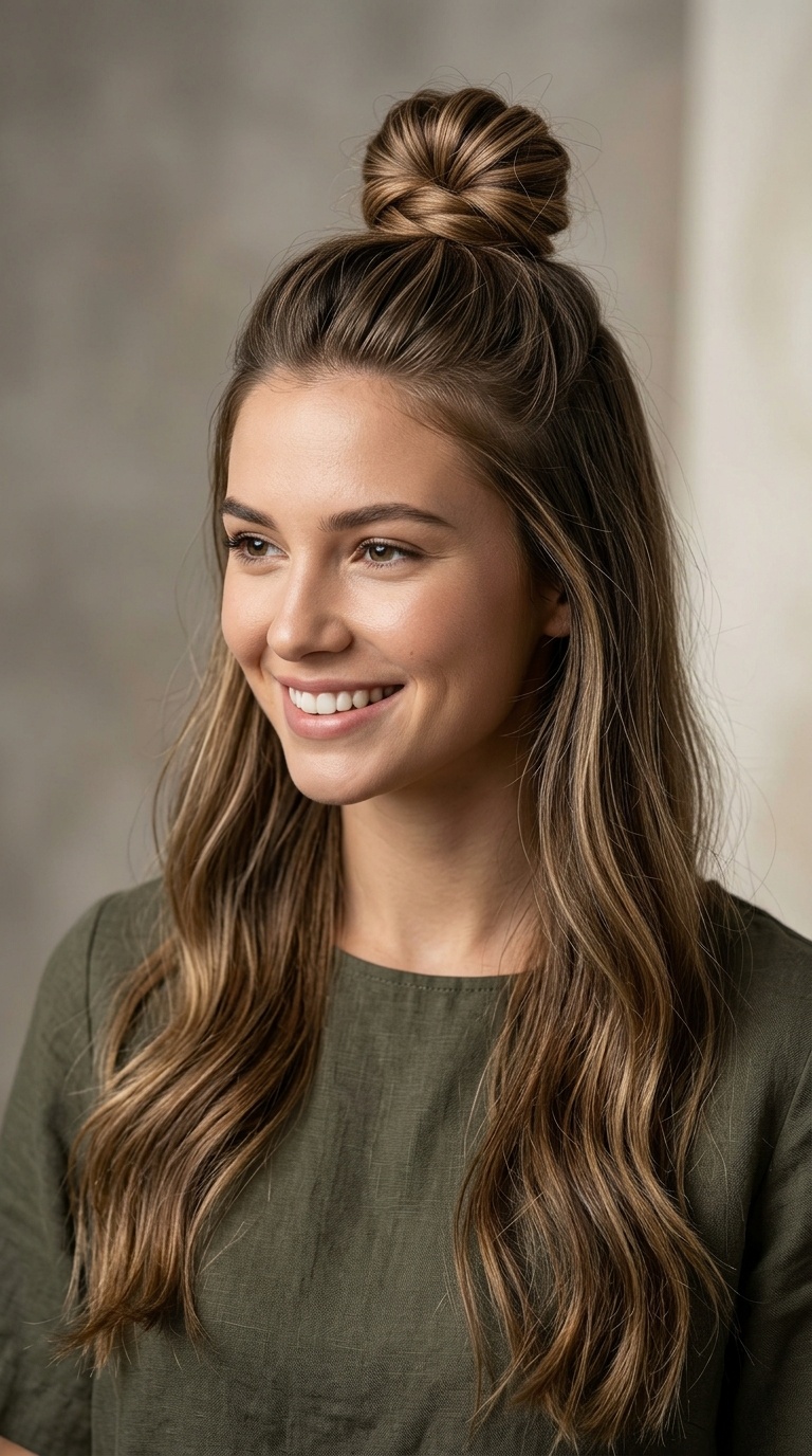 Half-Up Top Knot